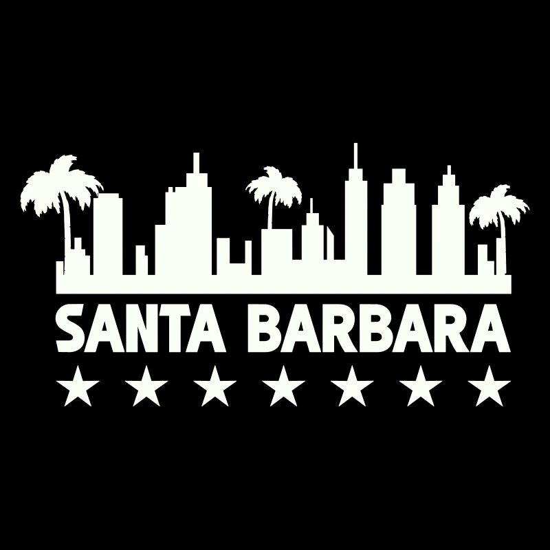 Silhouette côtière de Santa Barbara