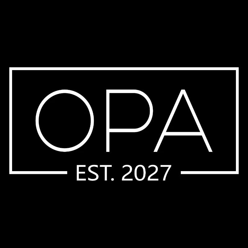 Opa est. 2027 Werdender Opa 2027