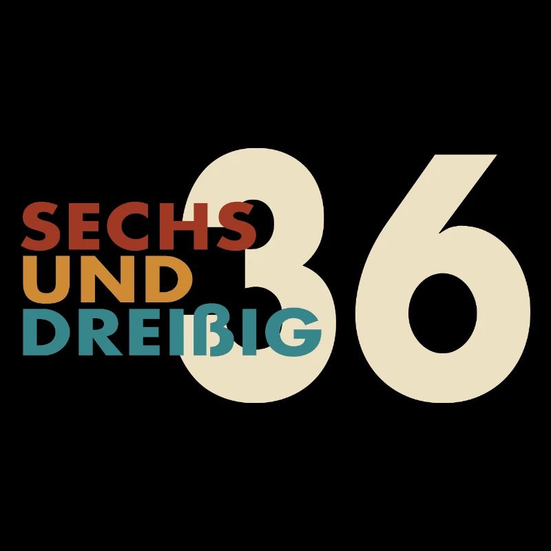 36. Geburtstag Geschenkidee Retro Vintage