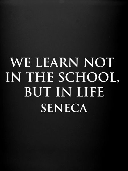 Seneca quote on learning