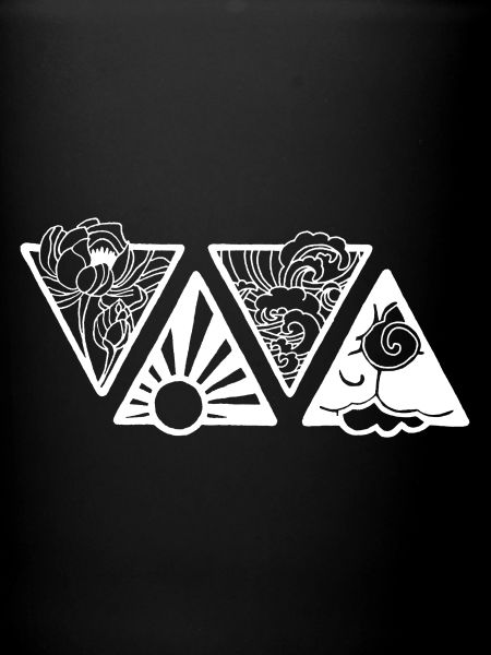White triangular nature