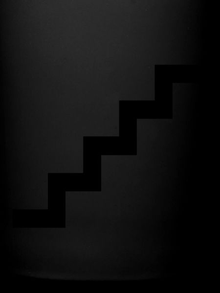 Schwarze Treppe