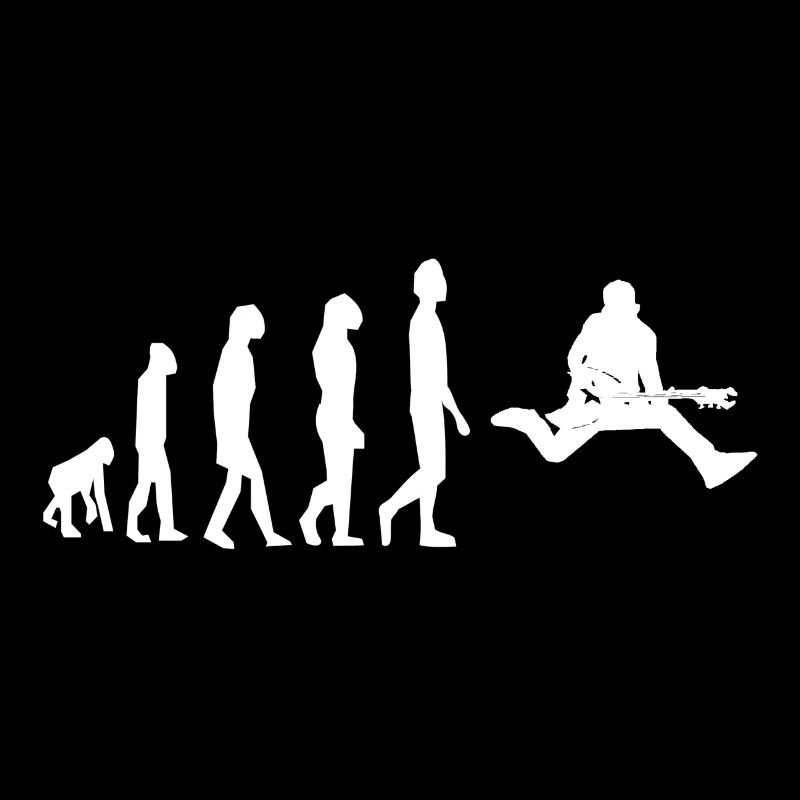 Gitarrist Evolution Guitar player Gitarre Rock
