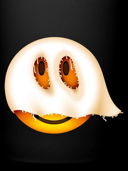 Smiley Halloween Ghost