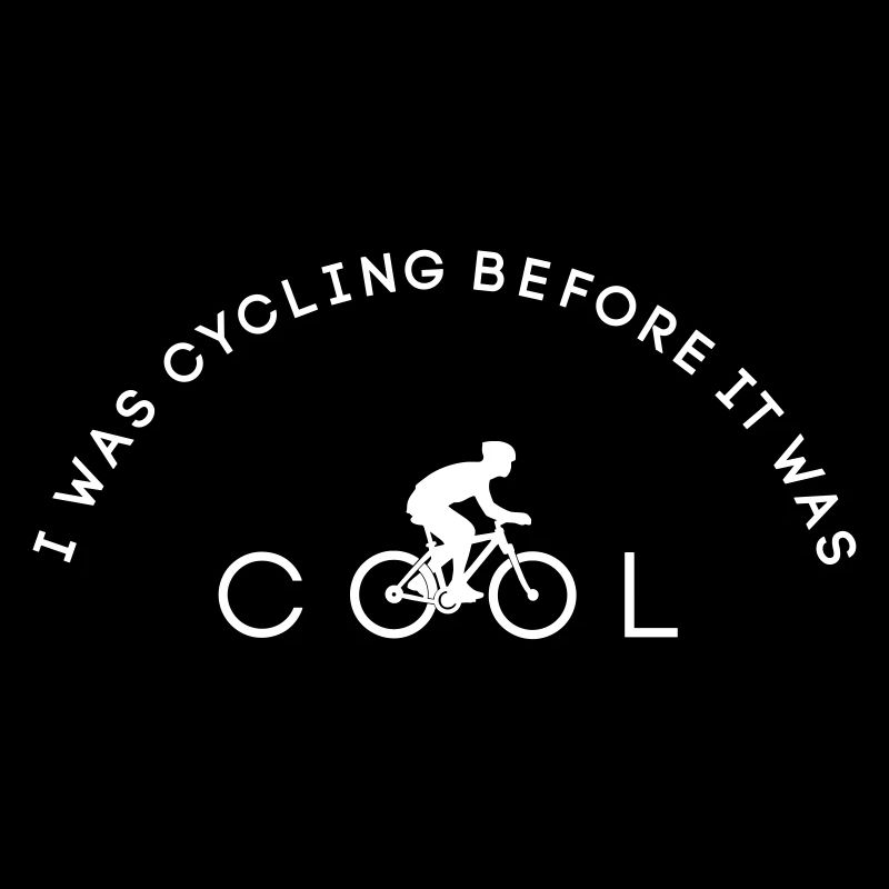 Je faisais du vélo avant que ce soit cool - maillot de vélo