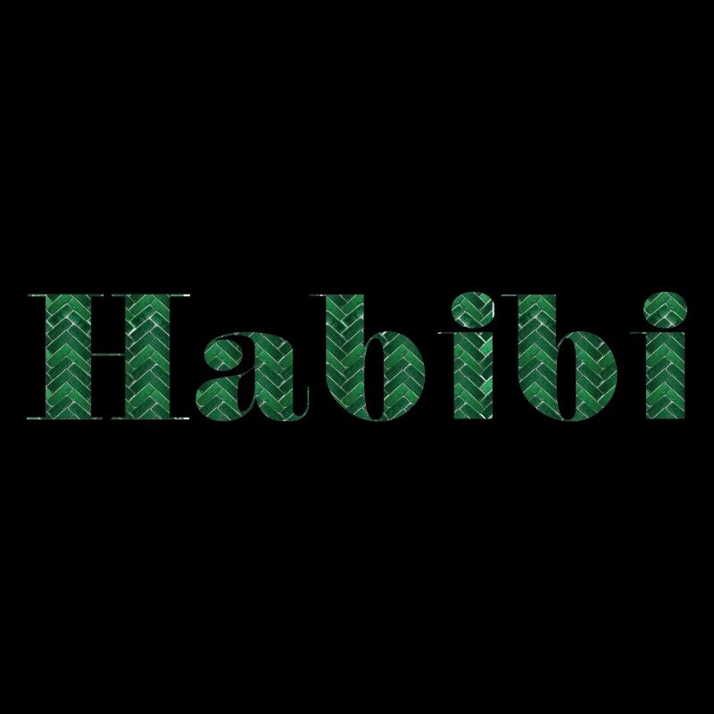 Habibi zellige vert chevron