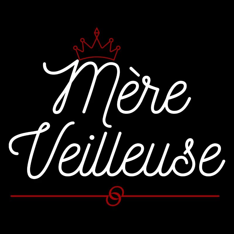 Mère veilleuse blanc