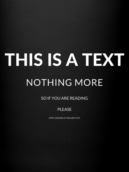 C’EST UN TEXTE