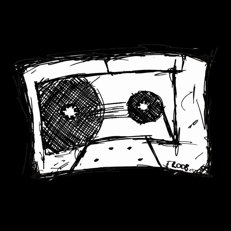 Cassette - black and white