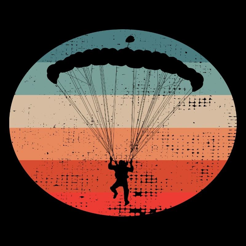 Parachute parachutisme rétro Vintage