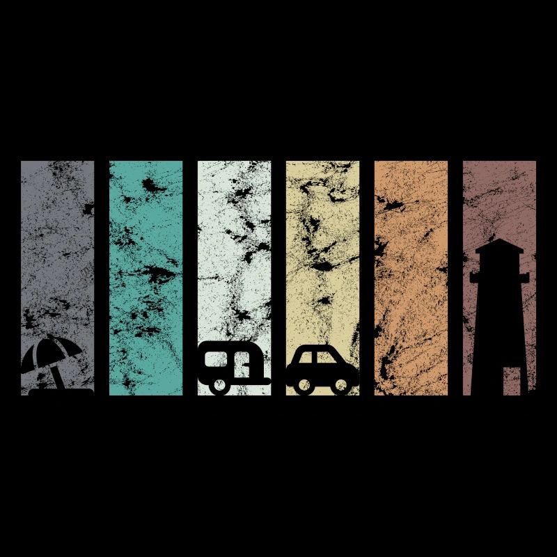 Camp Caravan Camper Lighthouse