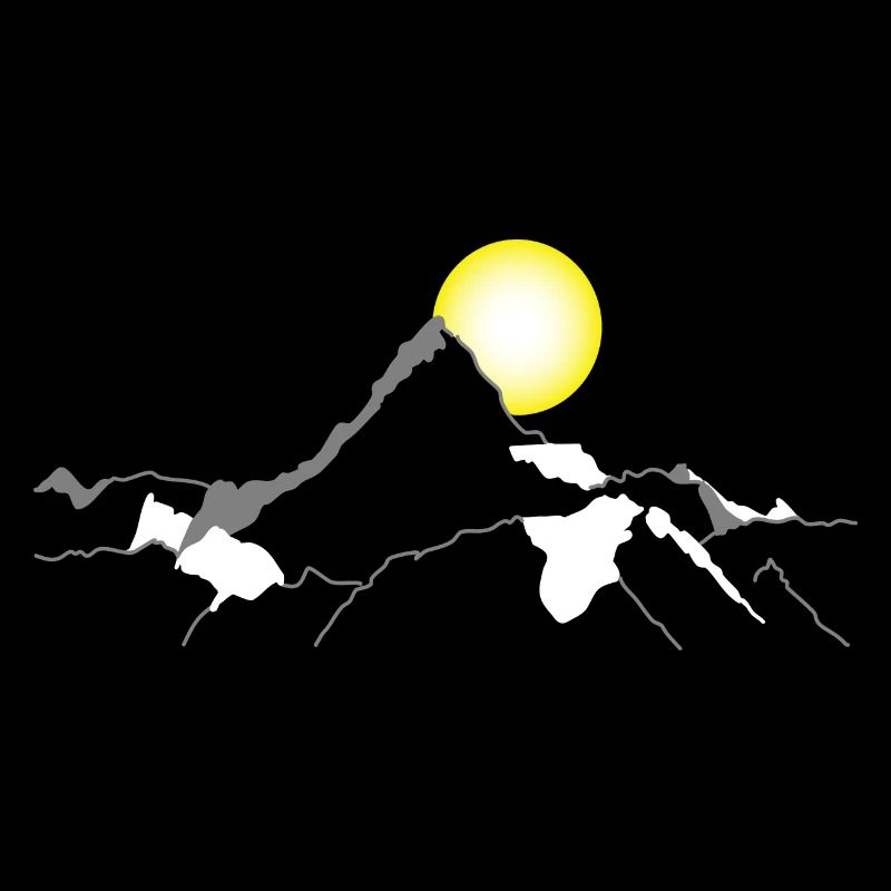 Line Art Mountain Mountains