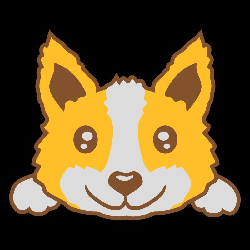 Mignon petit chien design