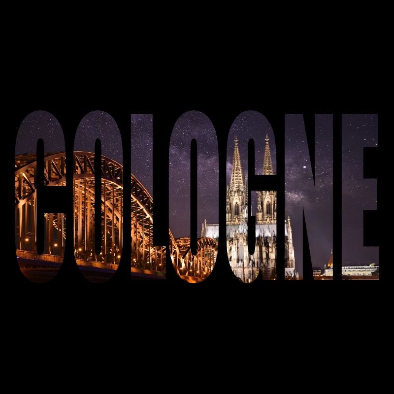 COLOGNE SKYLINE NIGHT