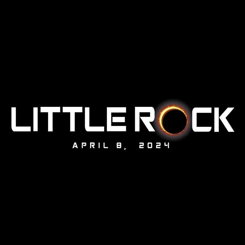 Little Rock Arkansas 2024 Eclipse Souvenir April 8
