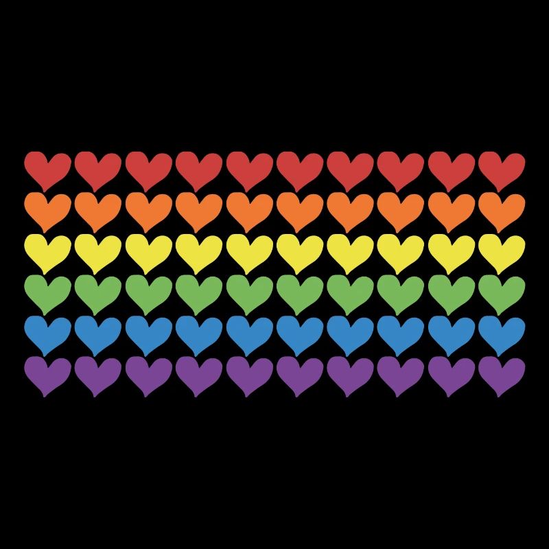 Stolz Herz-Regenbogen