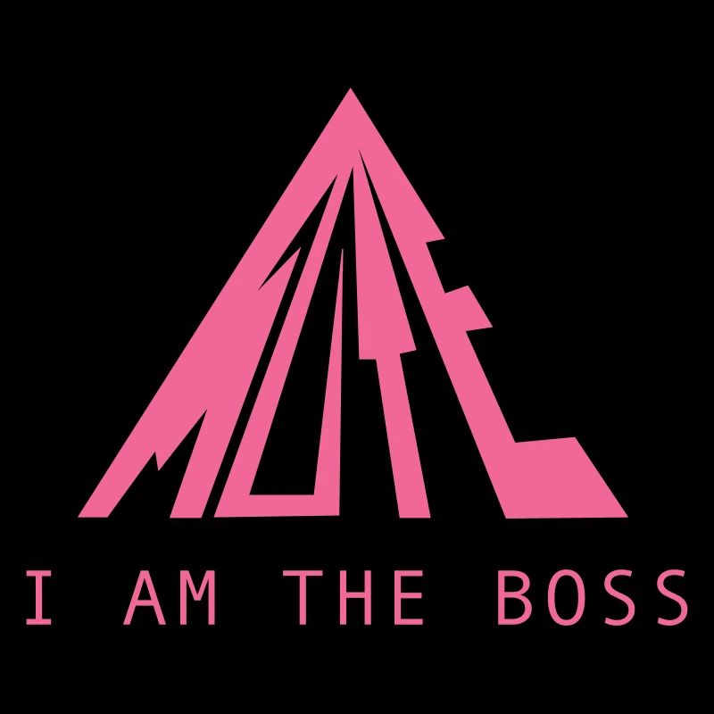 Bossy design in pink