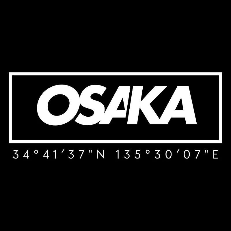 OSAKA - Coordonnées GPS