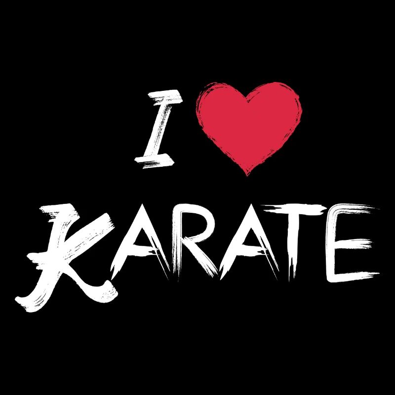 J’aime Karaté - Blanc
