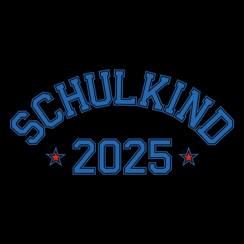 Schulkind 2025 Einschulung College Trikot