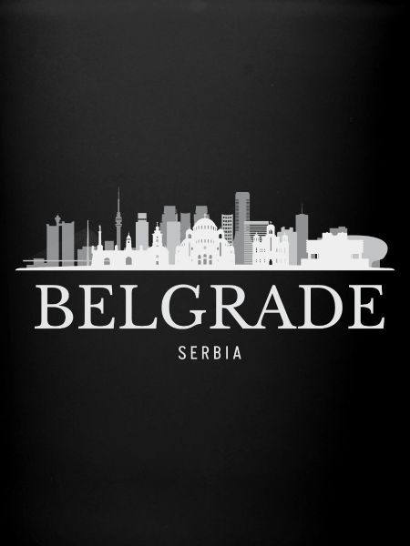 Silhouette de Belgrade, Belgrade Serbie