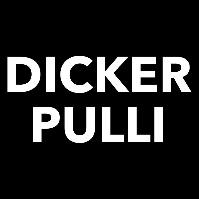 Dicker Pulli Kontrast Typo