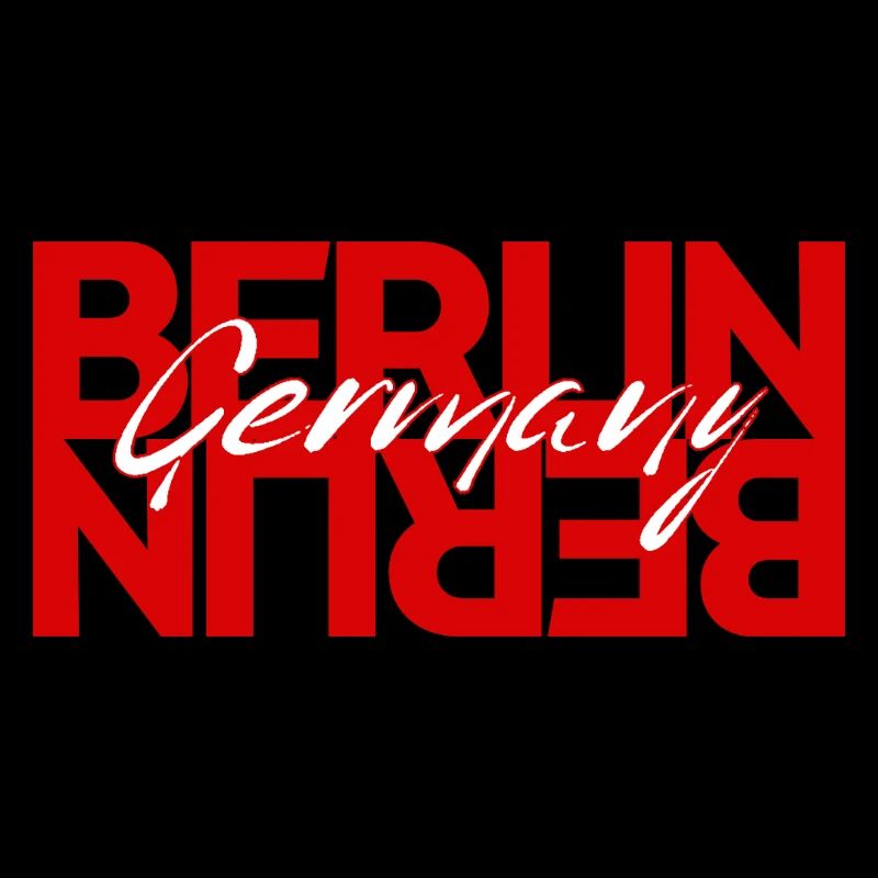 Superposition de lettrage Berlin