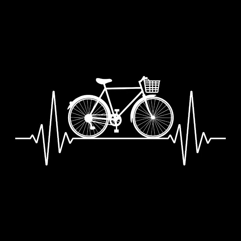 Bicyclette ECG Heart Line Passion pour le cyclisme