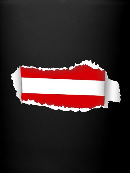 Cracked Austria Flag