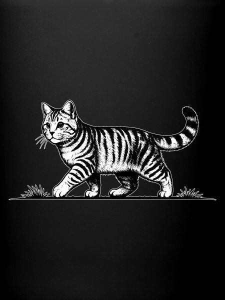 Chat qui cour Chat