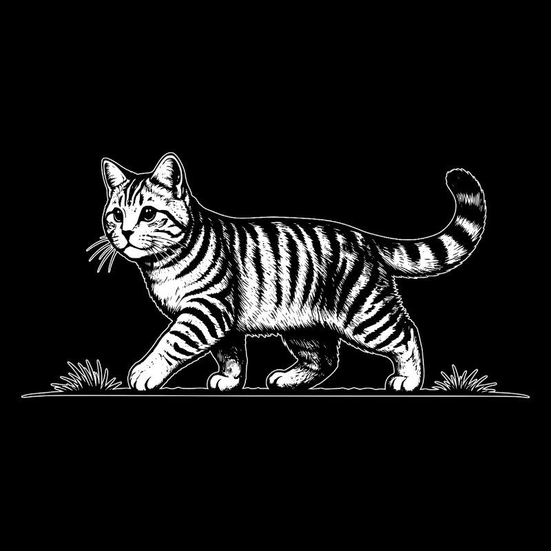Chat qui cour Chat