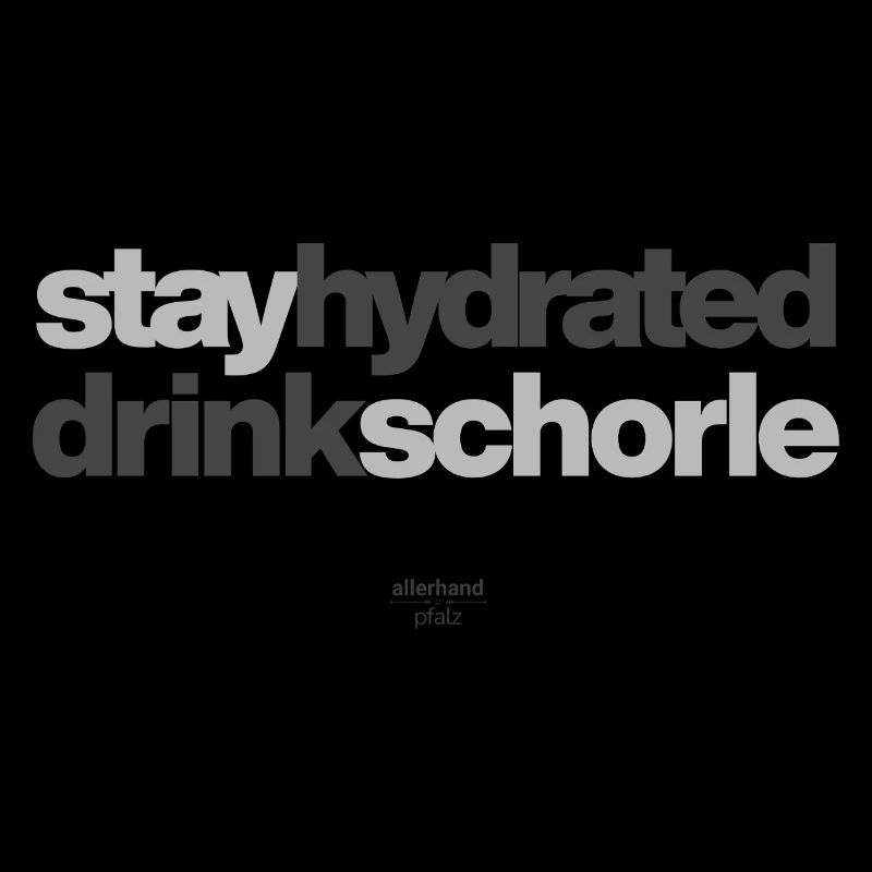 Restez hydraté, boissons spritzer