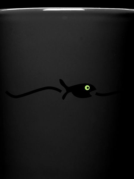 un poisson flottant