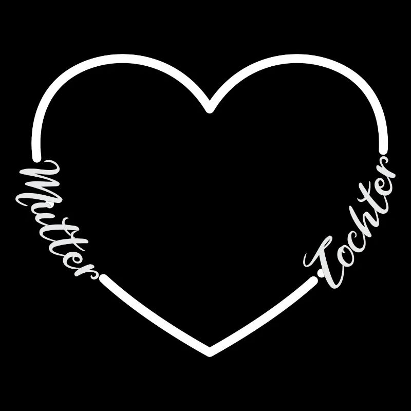 Mutter Tochter Herz liebe Muttertag