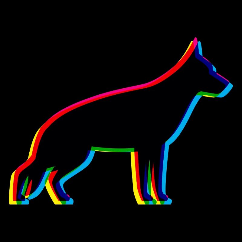 CMYK Deutscher Schäferhund