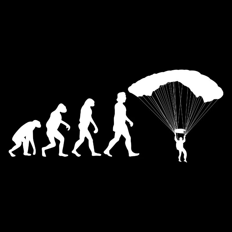 Human Evolution Parachuting Skydiving