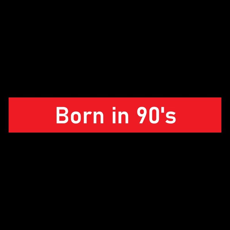Né dans les années 90