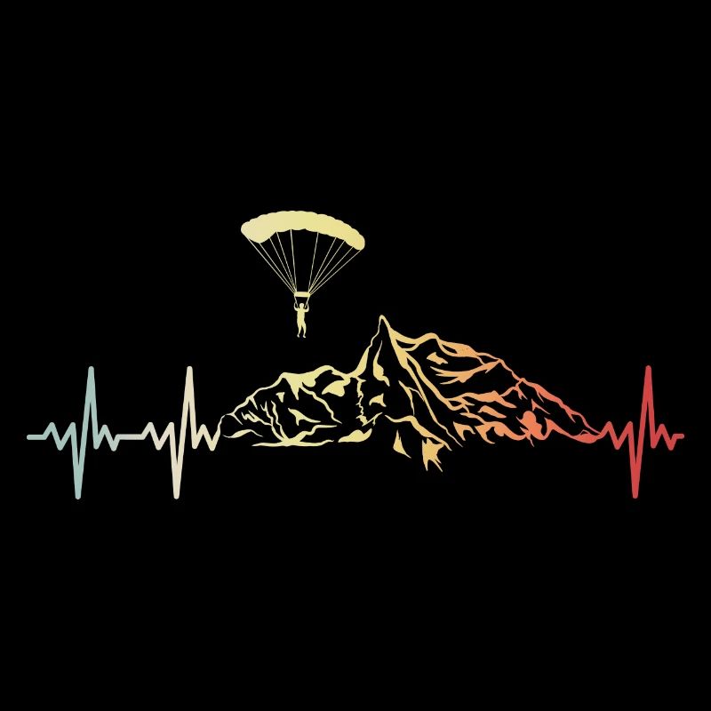 Parachutist Paraglider Frequency Pulse