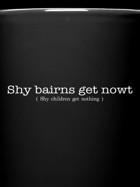 Shy bairns