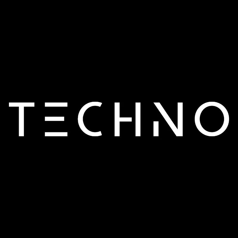 Techno-Musik-Logo