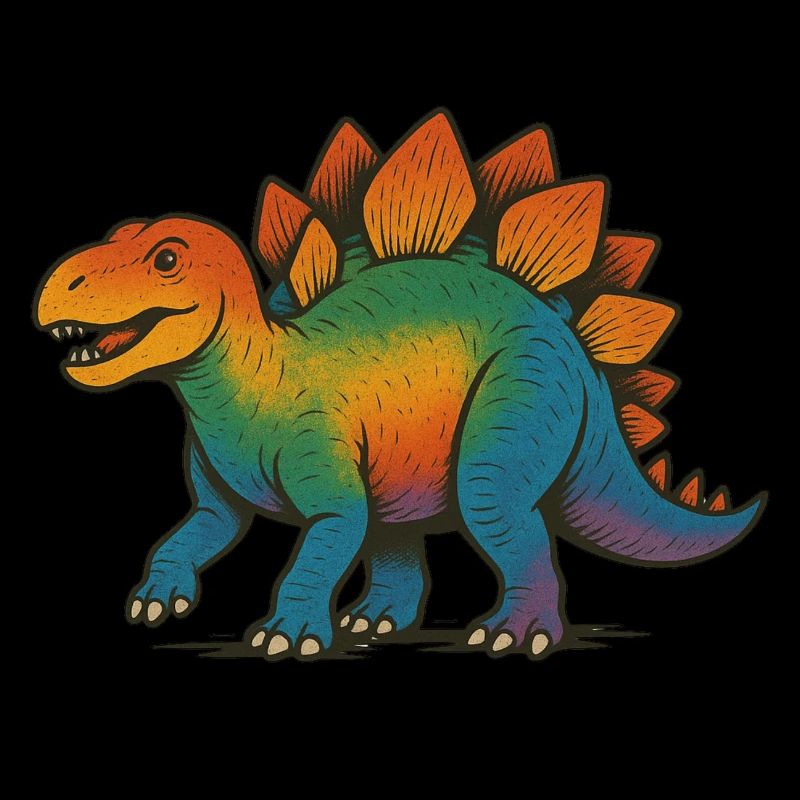 dinosaurier pride regenbogen