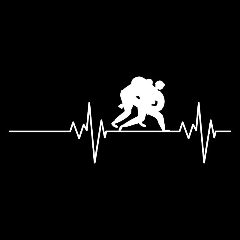 Herzschlag Judo Kampfsport Geschenk