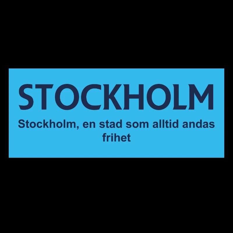 Stockholmer Stadtsymbol-Design