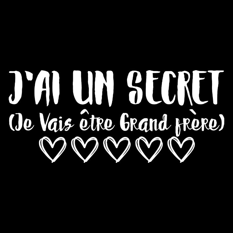 Ich habe ein Geheimnis, ich werde ein großer Bruder sein