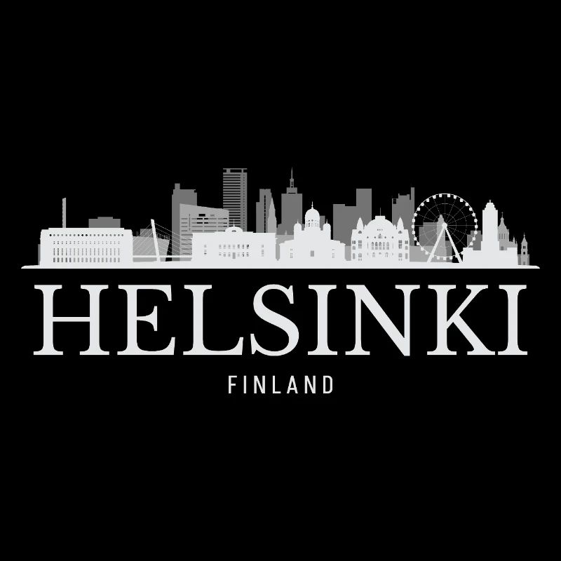 Helsinki Skyline, Helsinki, Finlande
