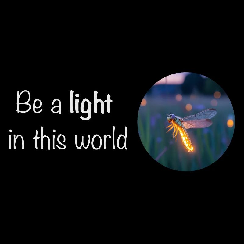 Sei ein Licht in dieser Welt – Glühwürmchen