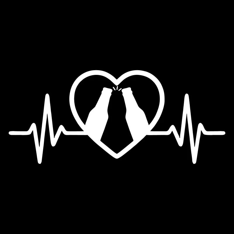 Herzflaschen Bier-Aperitif-Geschenk