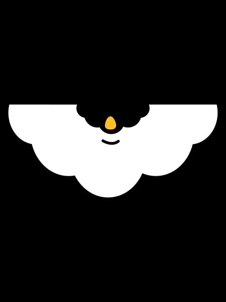 Visage Nuage Câlin
