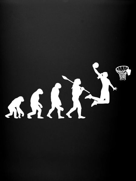 Evolution of Basketball Female Athlete Player