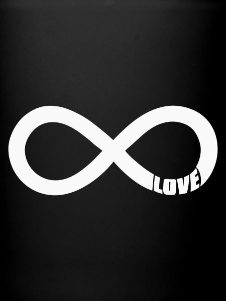 Infinity Love Symbol - White